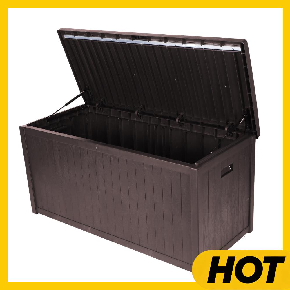 Outdoor Furniture With Storage For Cushions - Large Outside Storage Box Container UV-Resistant