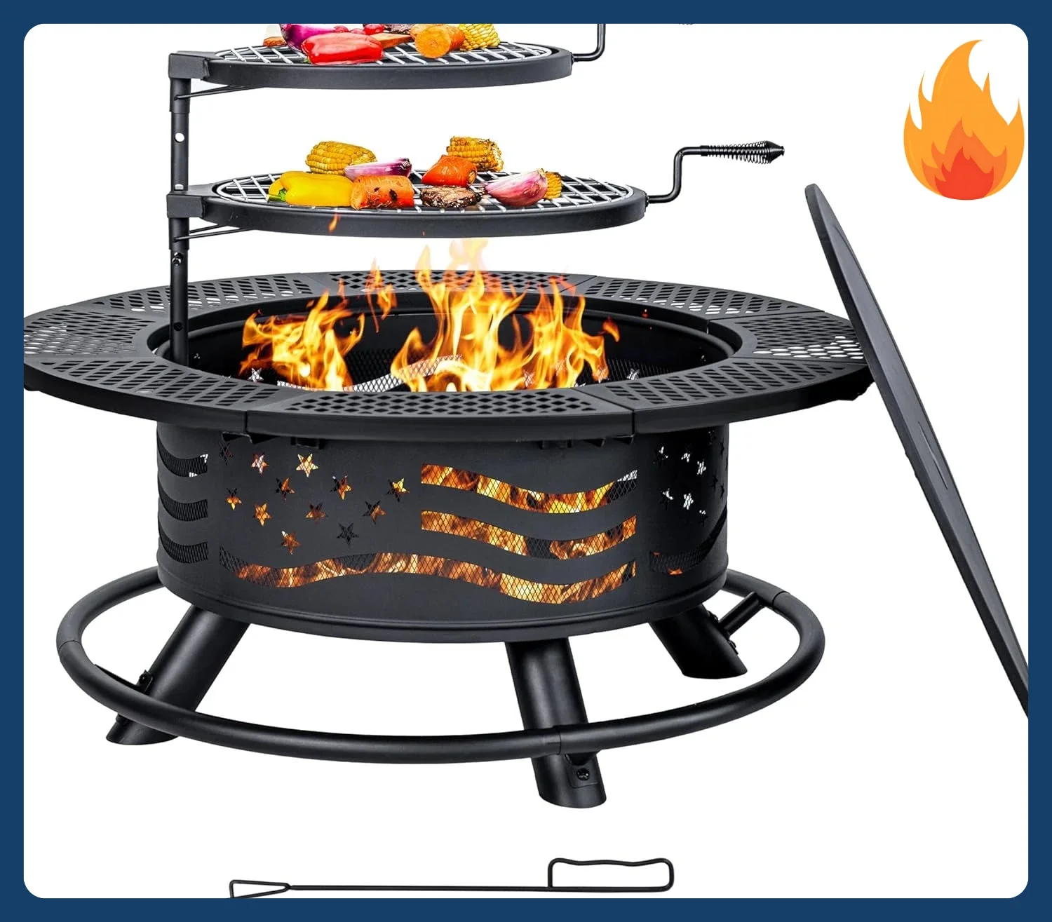 Fire Pit Bowl - [Discounted Price!]36 Inch Fire Pit with