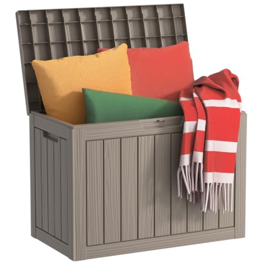 Outdoor Furniture With Storage For Cushions - 45 Gallon Deck Box, Outdoor Storage