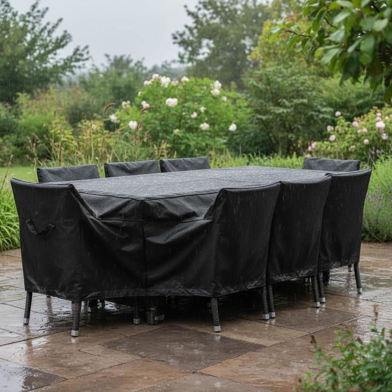 Outdoor Furniture Heavy - Outdoor Table Set Protector 74x47x28 Inch