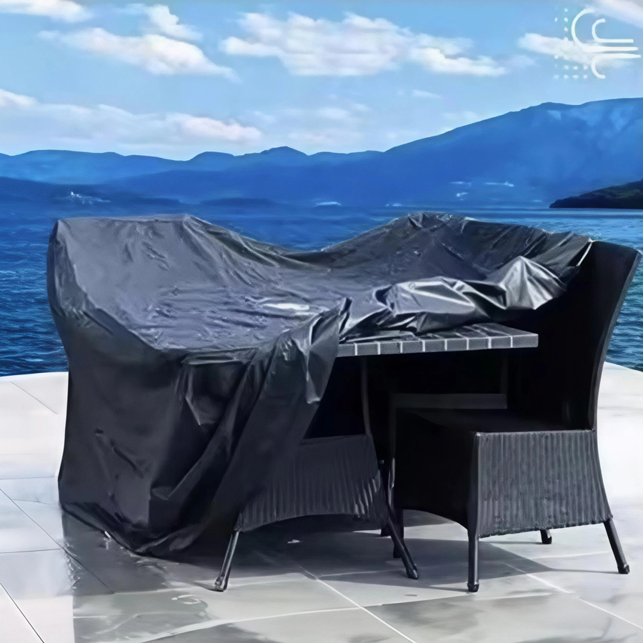 Outdoor Furniture With Covers - Smooth PVC Waterproof Garden Chair Cover