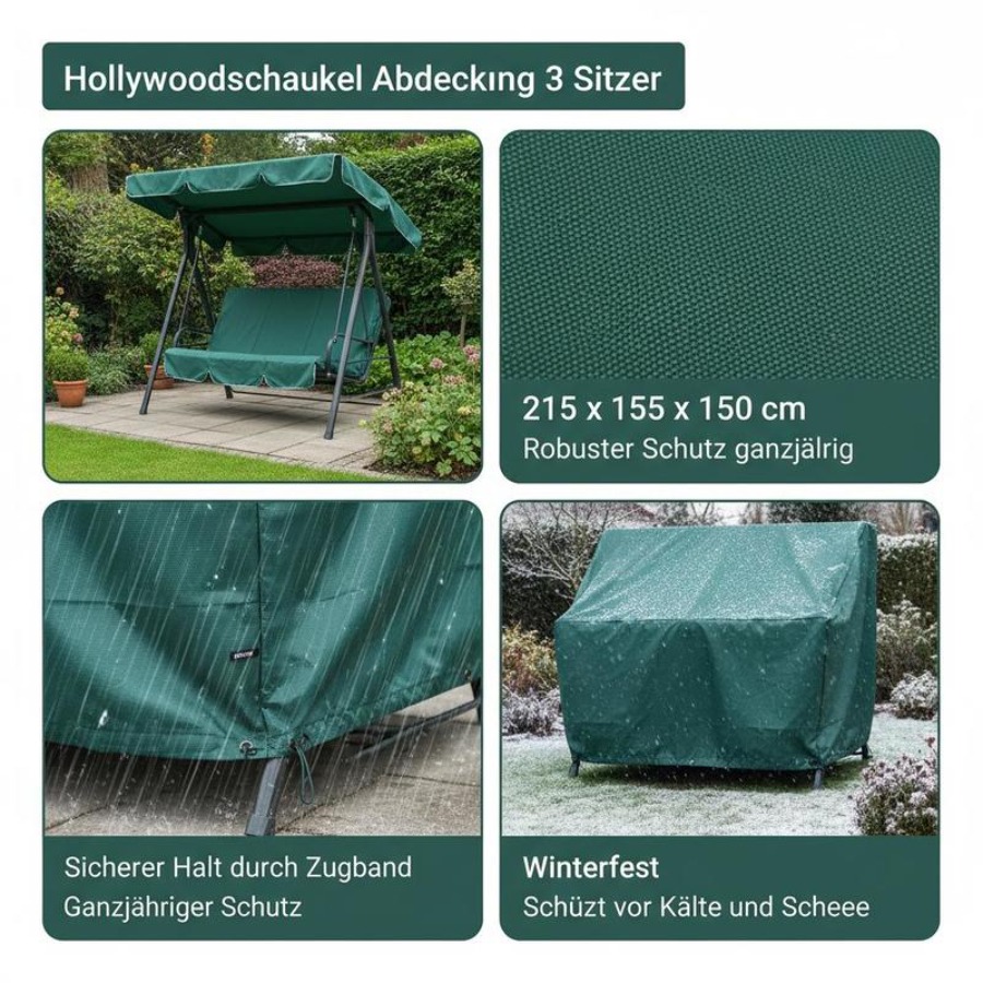 Patio 3 Seater Swing Chair Ben - Outdoor Furniture With Covers recensie en prijs