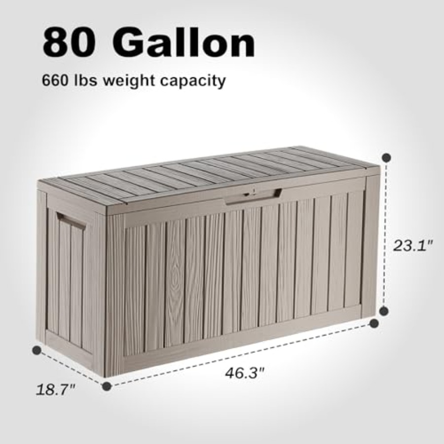 Outdoor Deck Box Waterproof Re - Outdoor Furniture With Storage For Cushions recensie en prijs