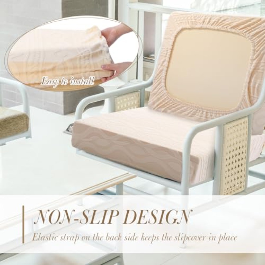 8Pcs Stretch Patio Cushion Cov - Outdoor Furniture With Covers recensie en prijs