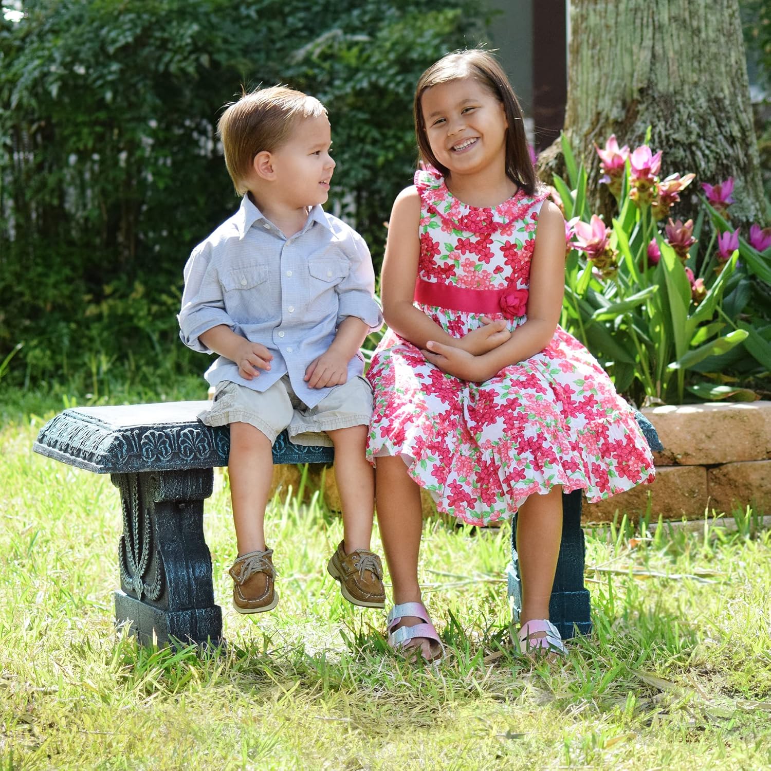 Outdoor Fiberclay Garden Bench - Outdoor Furniture Decor recensie en prijs
