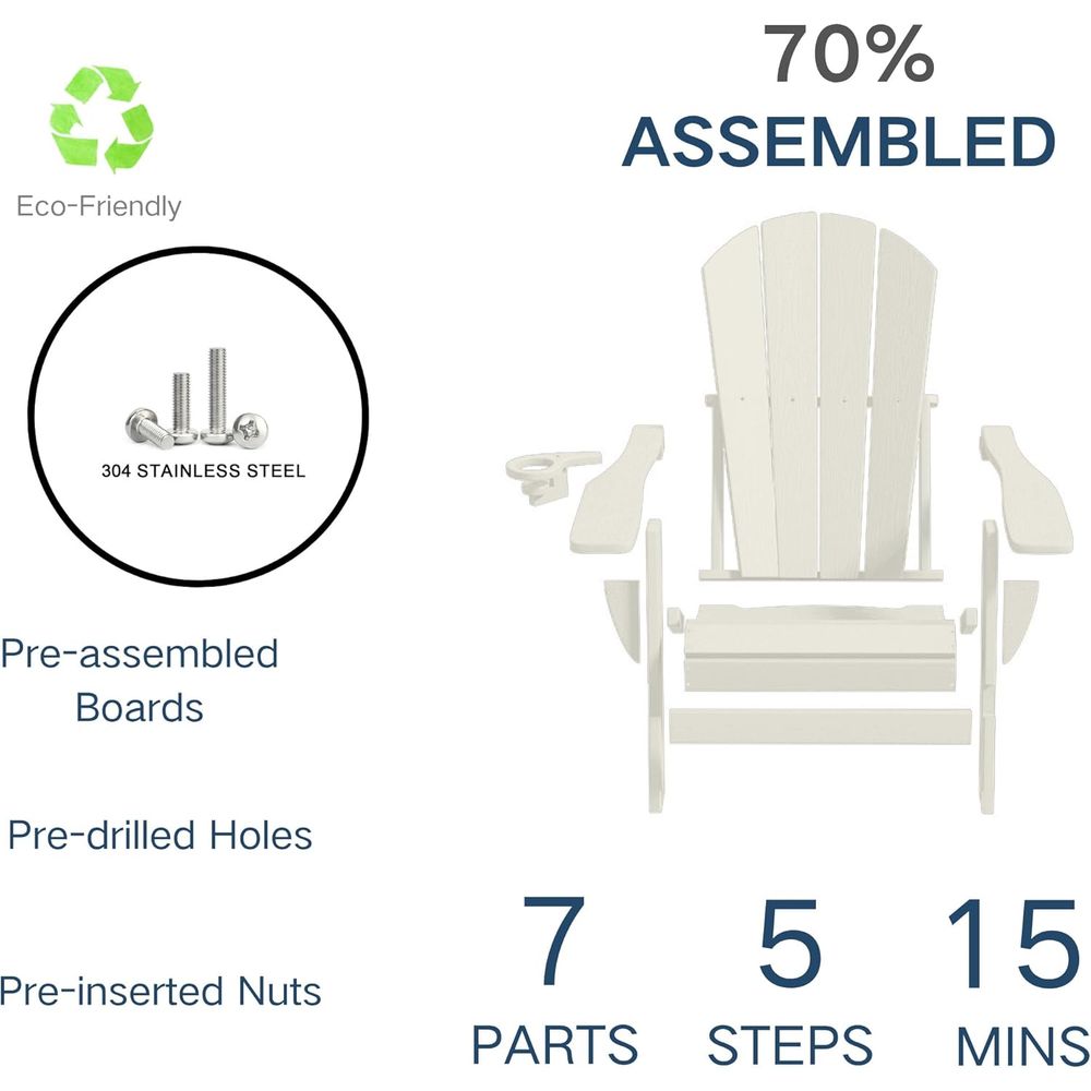 Rustic Recycled Plastic Adiron - Outdoor Furniture Recycled Plastic recensie en prijs