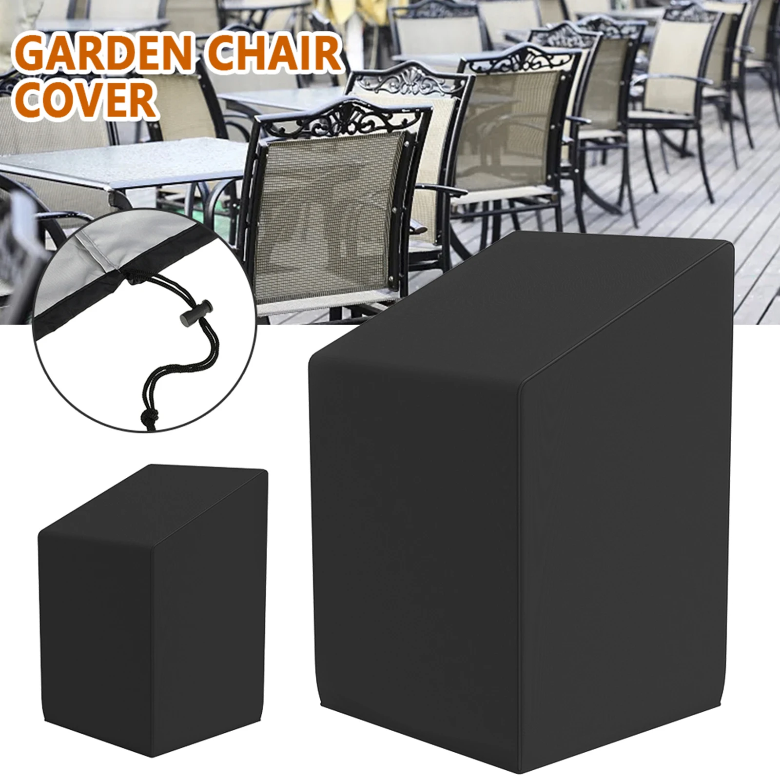 Stacked Chair Dust Cover with  - Outdoor Furniture Fabric Waterproof recensie en prijs