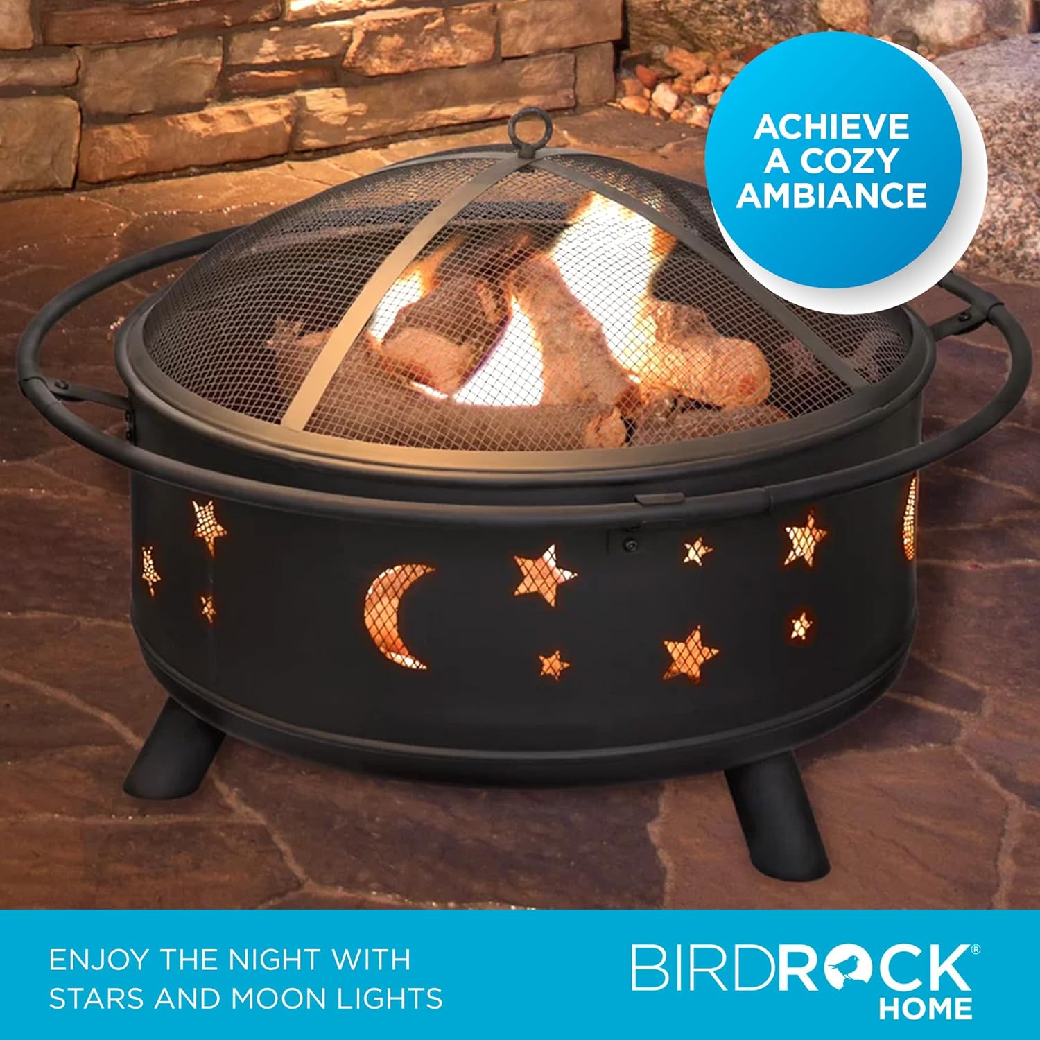 30″ Round Wood-Burning Fire Pi - Fire Pit Bowl recensie en prijs
