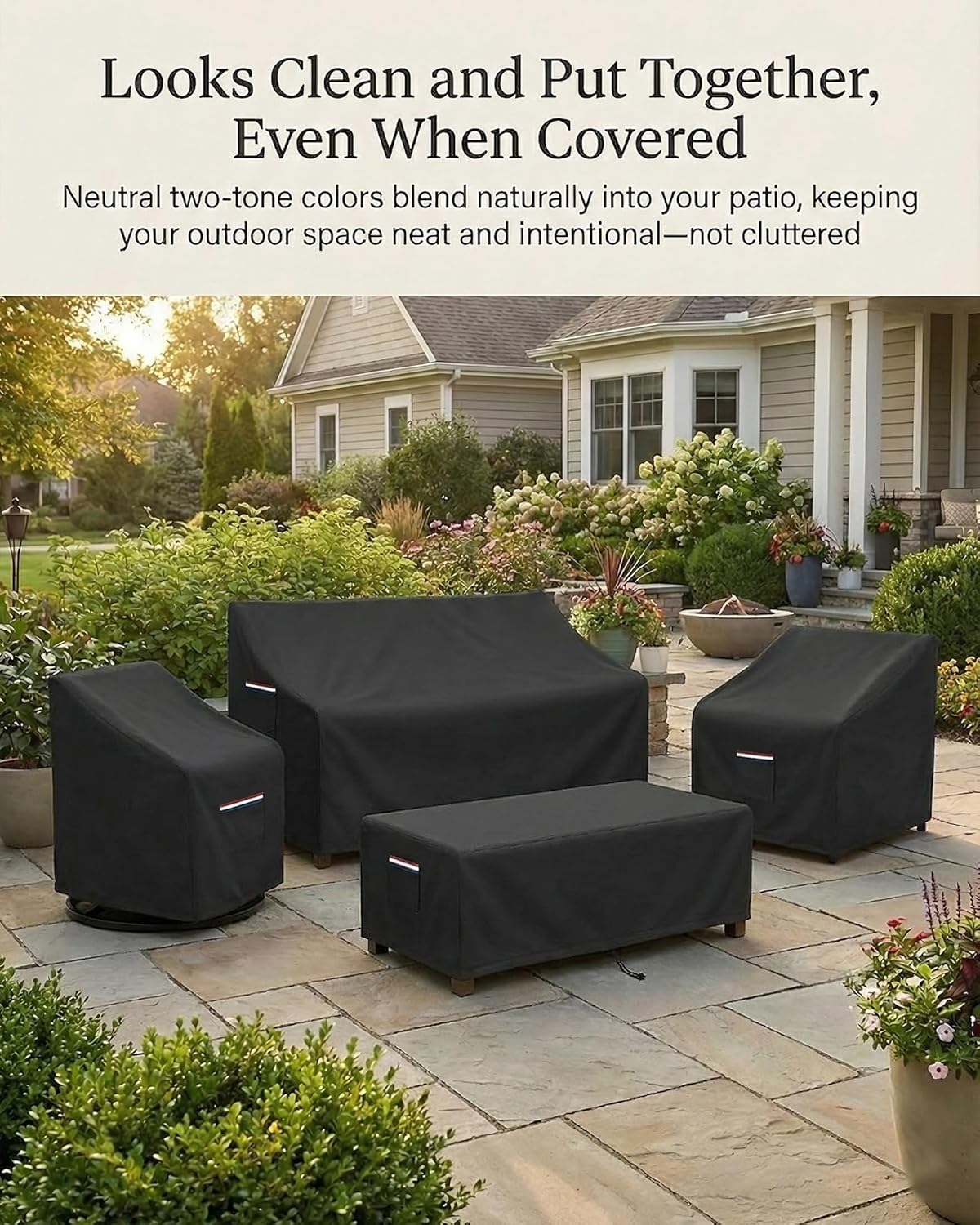 4-Piece Patio Furniture Cover  - Outdoor Furniture Heavy recensie en prijs