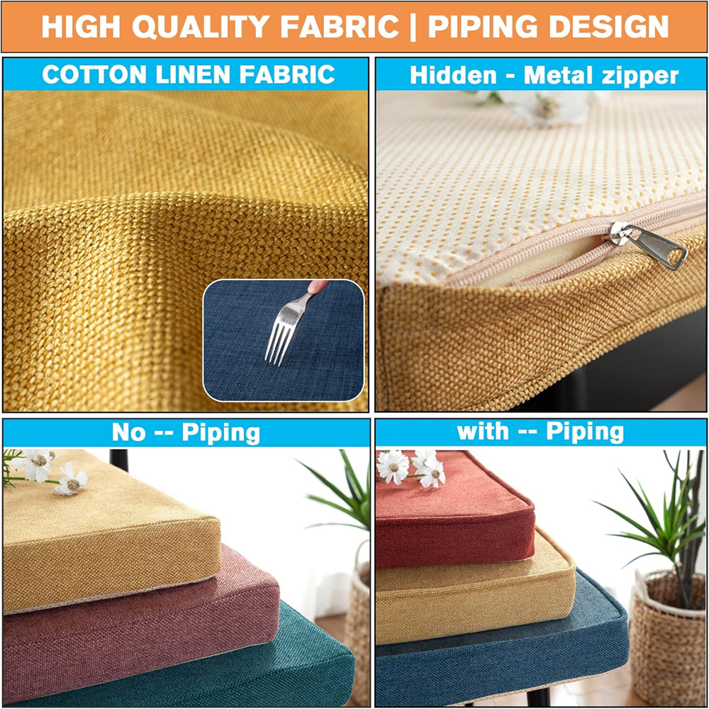 Single Piping Long Bench Cushi - Outdoor Furniture Upholstery recensie en prijs