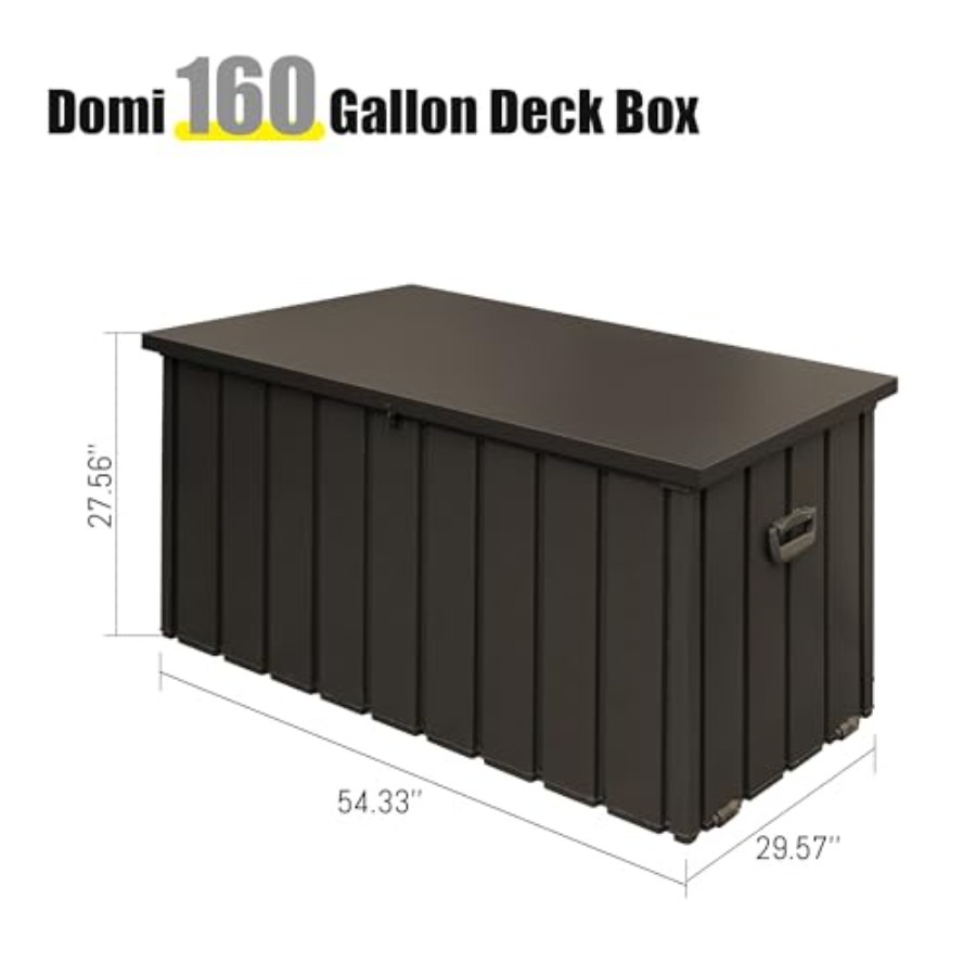 160 Gallon Deck Box Outdoor St - Outdoor Furniture With Storage For Cushions recensie en prijs