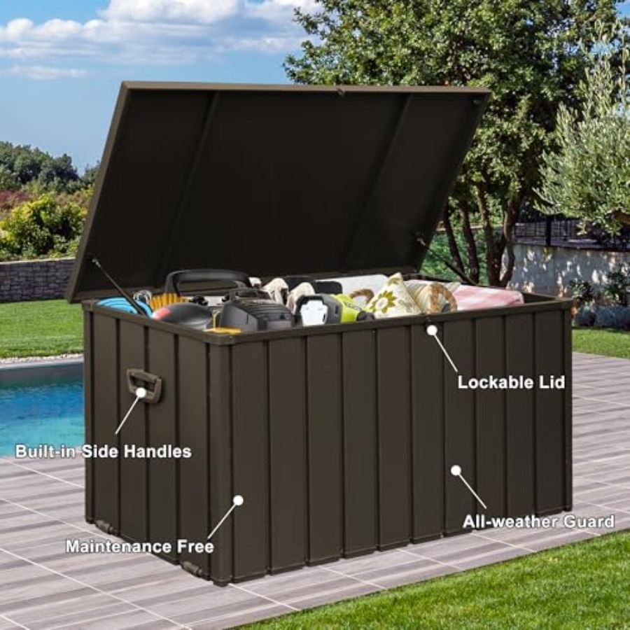 160 Gallon Deck Box Outdoor St - Outdoor Furniture With Storage For Cushions recensie en prijs