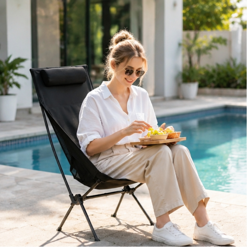 Folding Portable Camping Chair - Outdoor Furniture Rocking Chair recensie en prijs