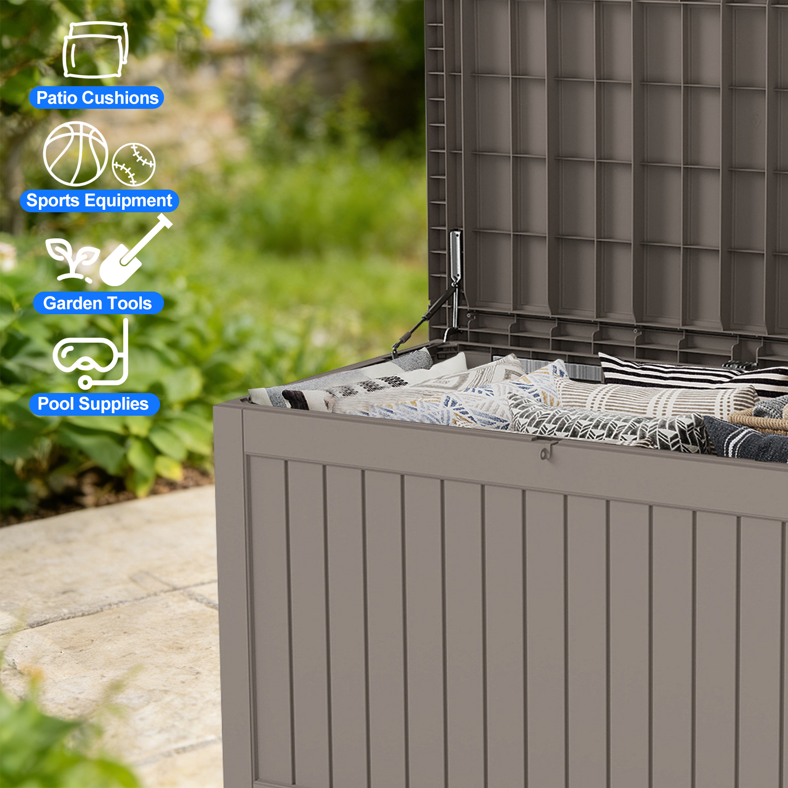 230GAL Gallon Waterproof Large - Outdoor Furniture With Storage For Cushions recensie en prijs