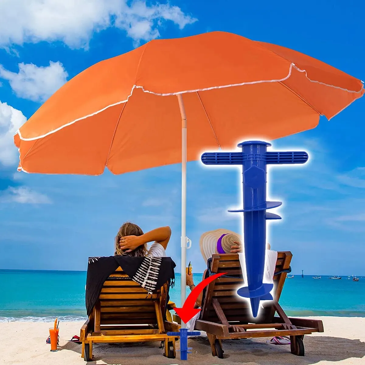 1 Piece of Plastic Umbrella Pl - Outdoor Furniture Umbrella recensie en prijs