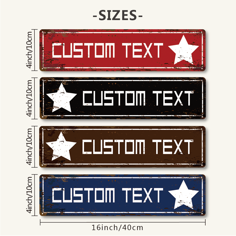 1pc Personalized Custom Metal  - Outdoor Furniture Decor recensie en prijs
