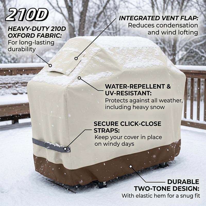 210D BBQ Beige Barbecue Grill  - Outdoor Furniture Fabric Waterproof recensie en prijs