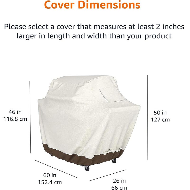 210D BBQ Beige Barbecue Grill  - Outdoor Furniture Fabric Waterproof recensie en prijs