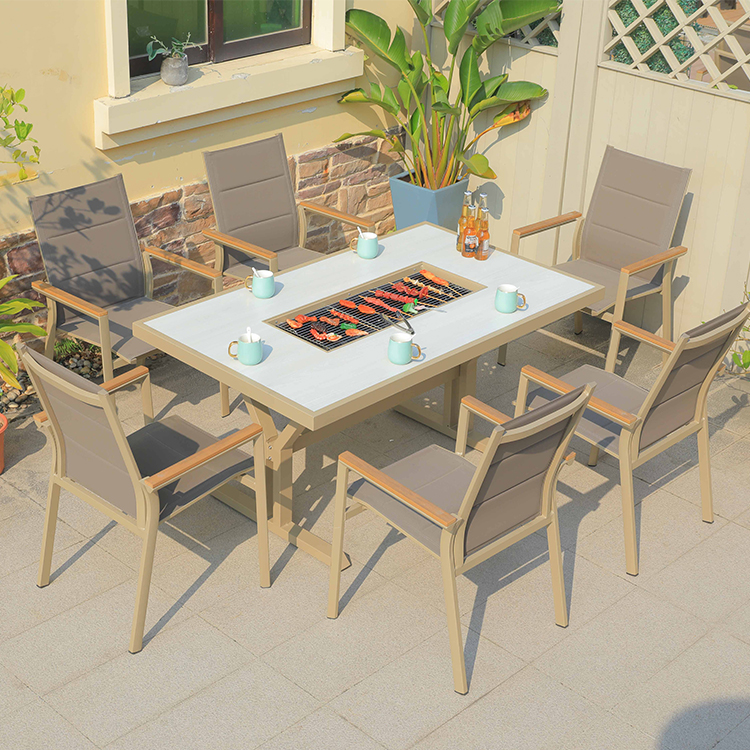 Hot Sale Cast Aluminum Fire Pi - Outdoor Furniture For Sale recensie en prijs