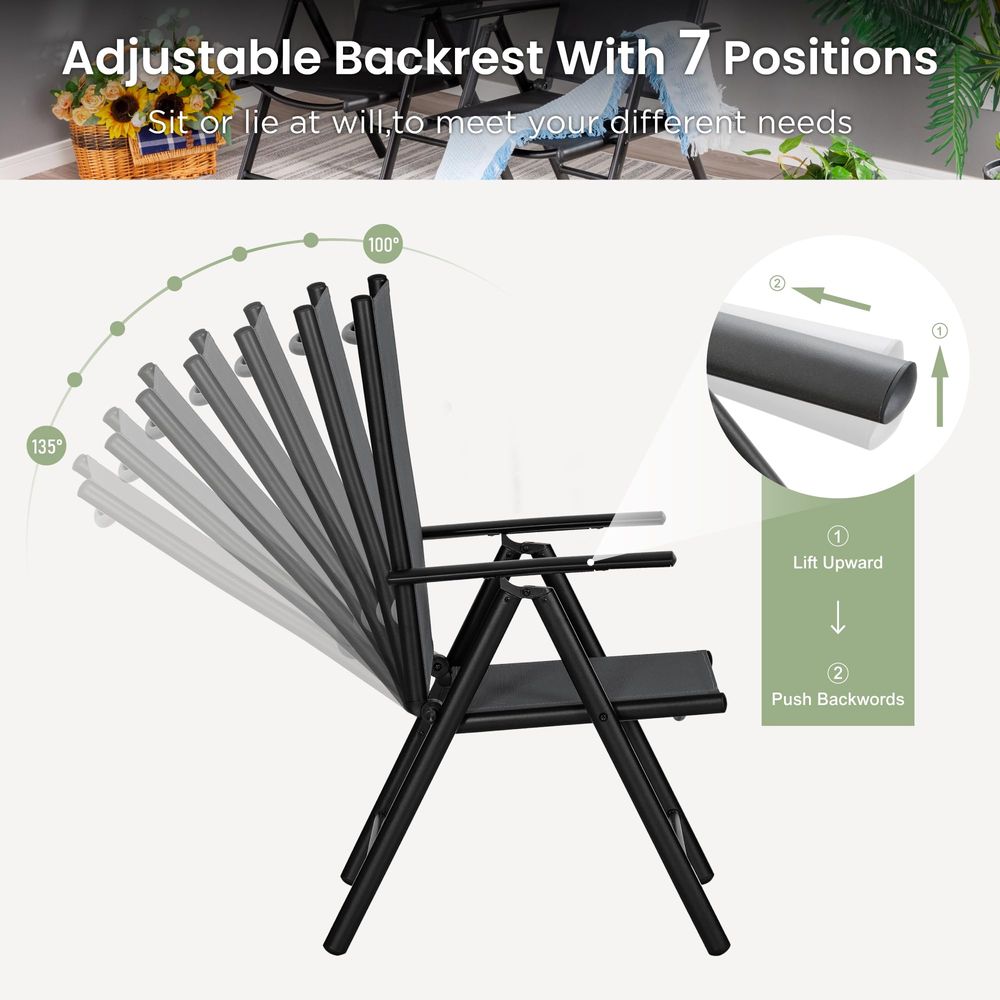 7 Piece Patio Dining Furniture - Outdoor Furniture Umbrella recensie en prijs