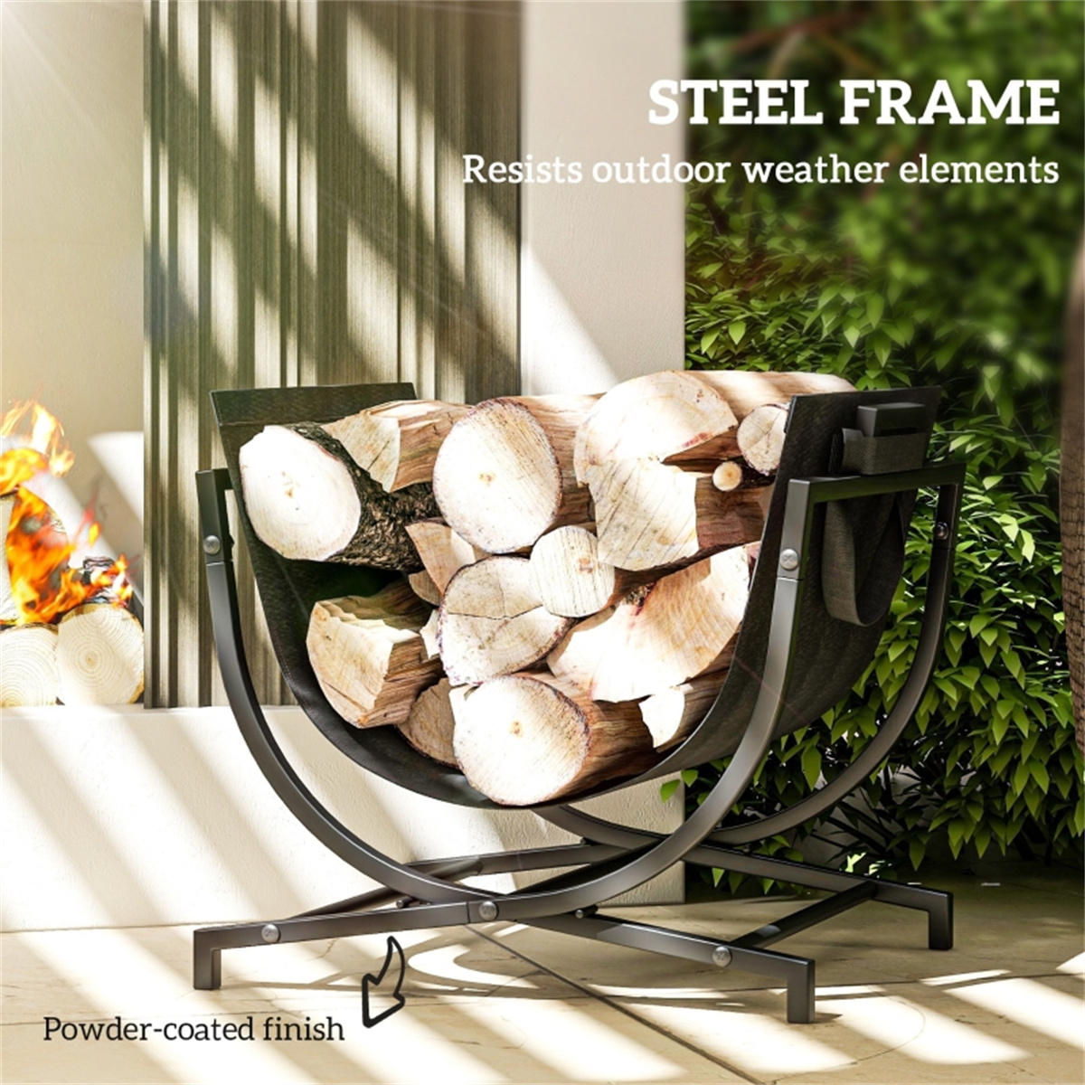 Outdoor Furniture Firewood Rac - Outdoor Furniture Heavy recensie en prijs