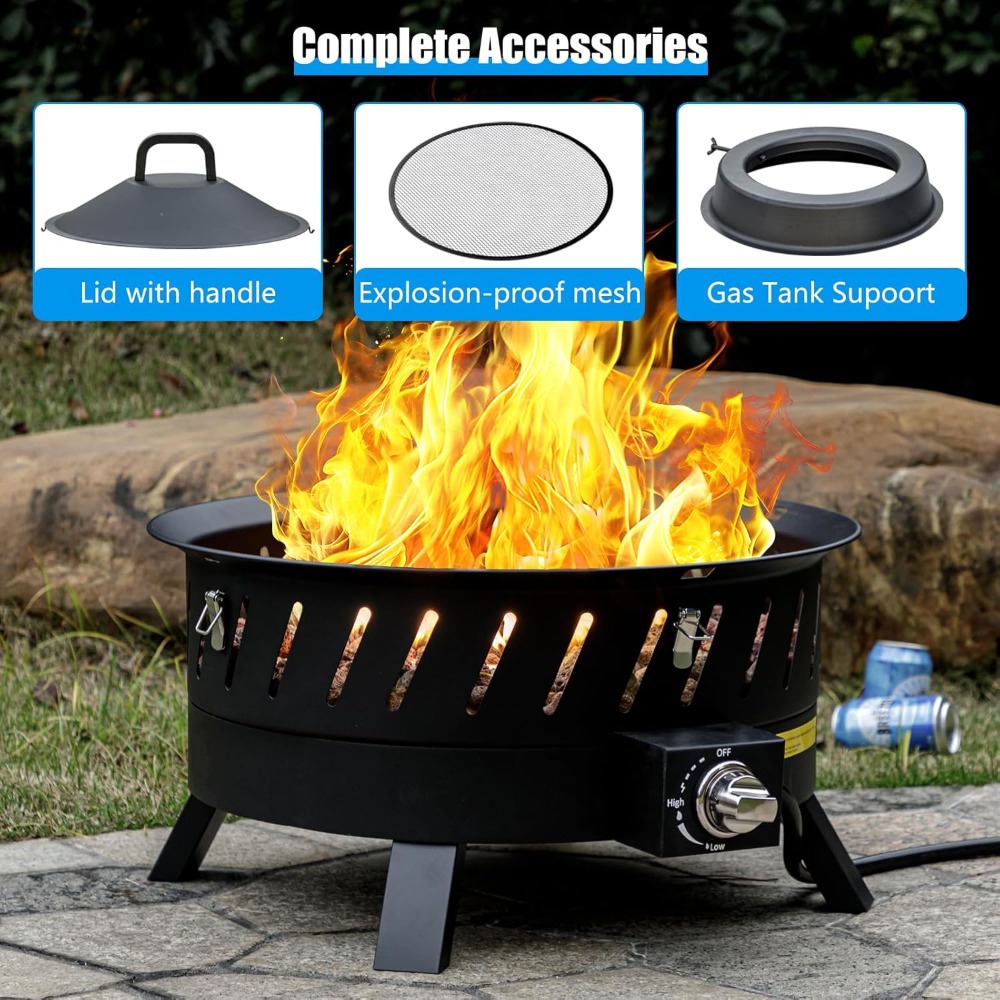 22 inch Portable Propane Fire  - Fire Pit Bowl recensie en prijs