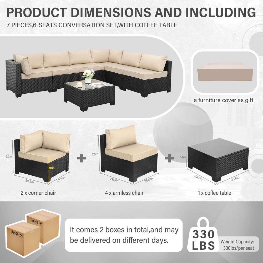 Patio Furniture Set, 5 Pieces  - Outdoor Furniture Rocking Chair recensie en prijs