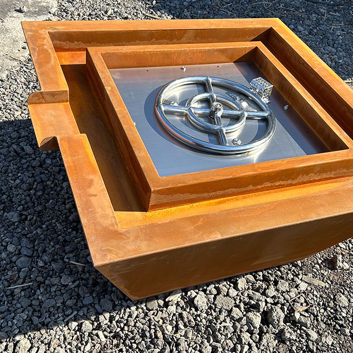 Corten Steel Gas Fire Pit Outd - Fire Pit Bowl recensie en prijs
