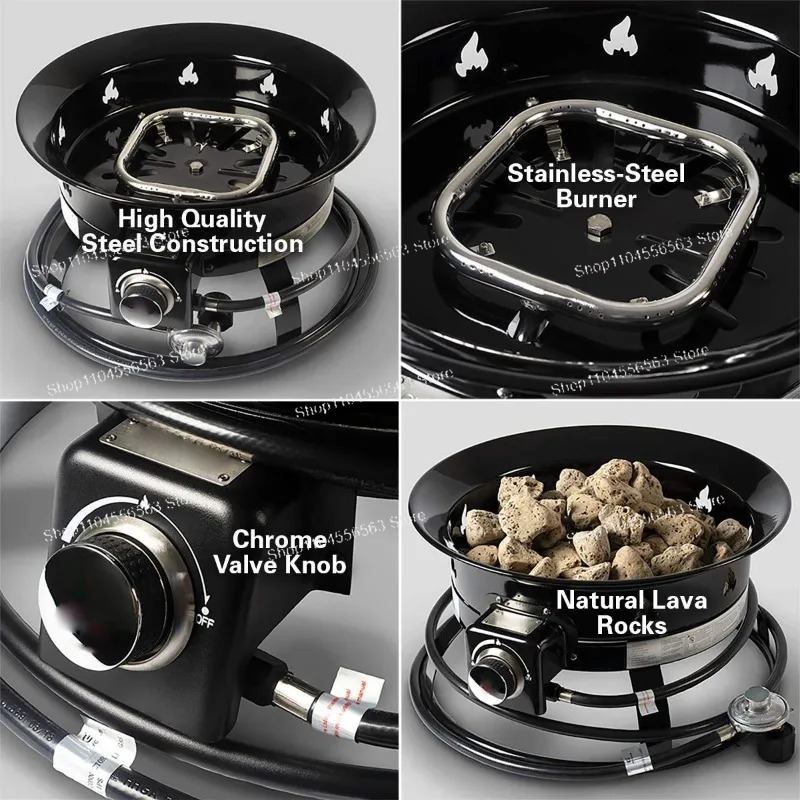 Portable Propane Fire Pit 58,0 - Fire Pit Bowl recensie en prijs