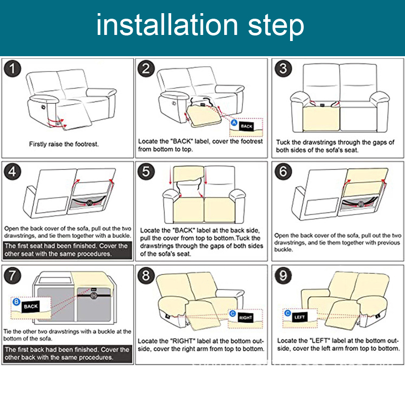 1/2/3 seater Recliner Stretch  - Outdoor Furniture Upholstery recensie en prijs