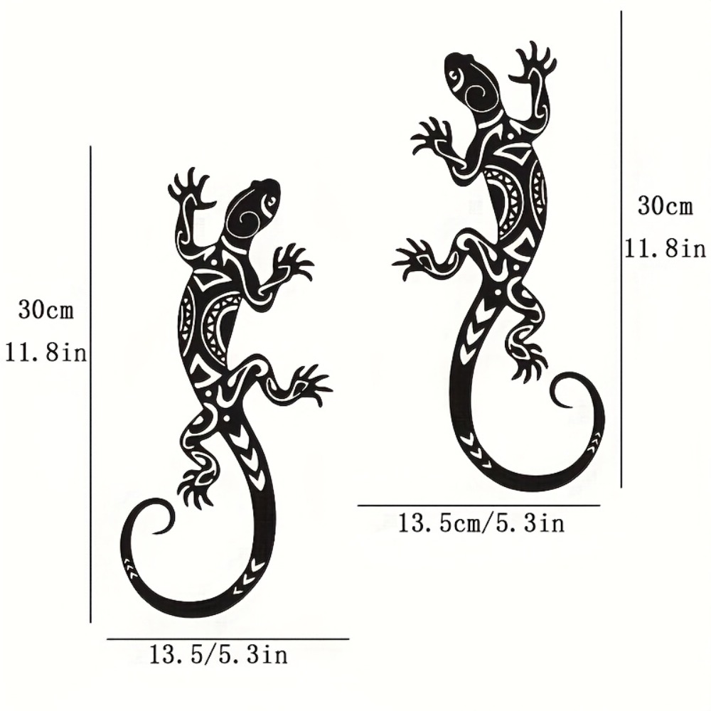 2Pcs Wrought Iron Gecko Wall A - Outdoor Furniture Decor recensie en prijs