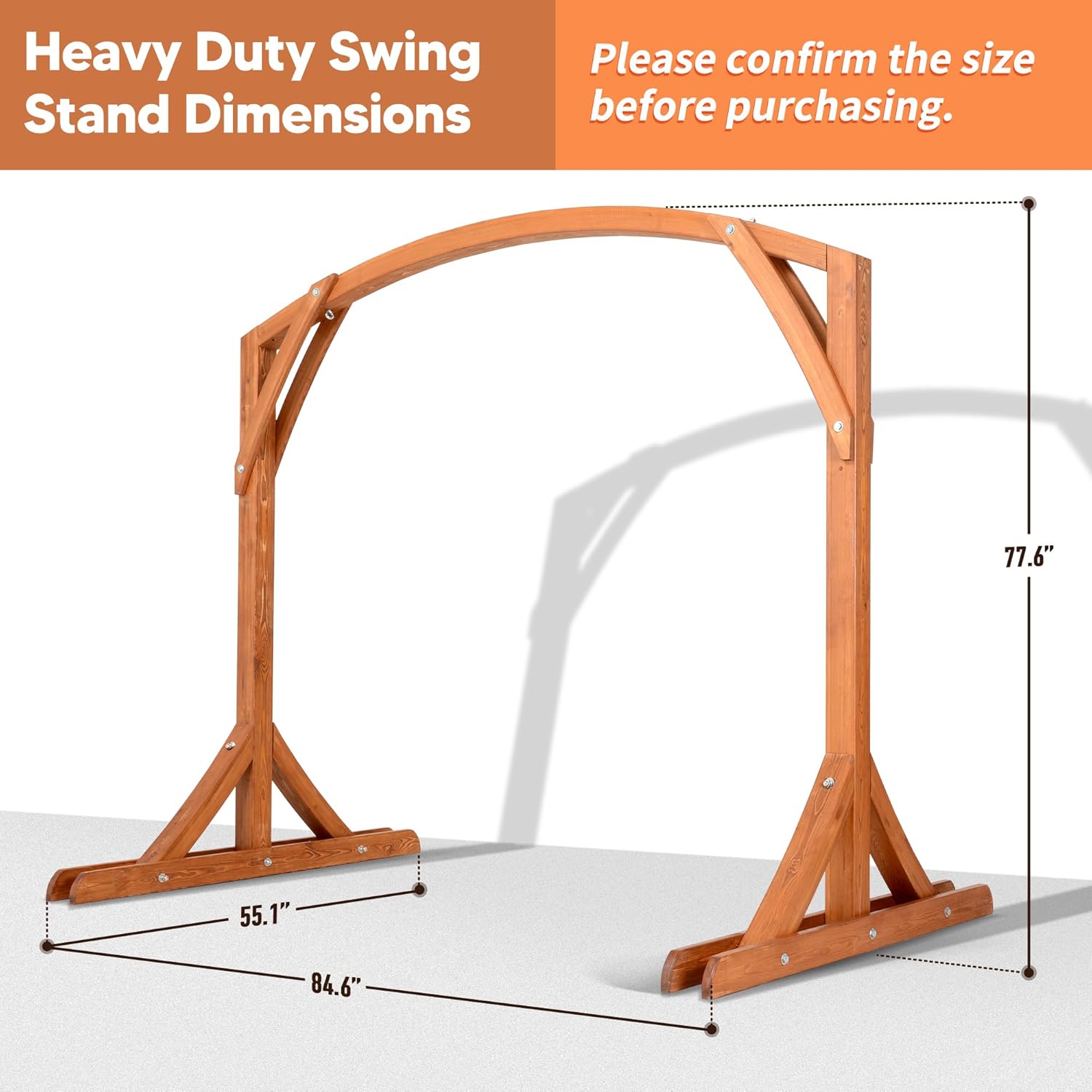 Heavy Duty Wooden Swing Frame  - Outdoor Furniture Heavy recensie en prijs