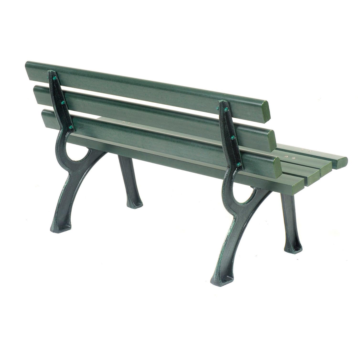 4ft Outdoor Park Bench with Ba - Outdoor Furniture Recycled Plastic recensie en prijs