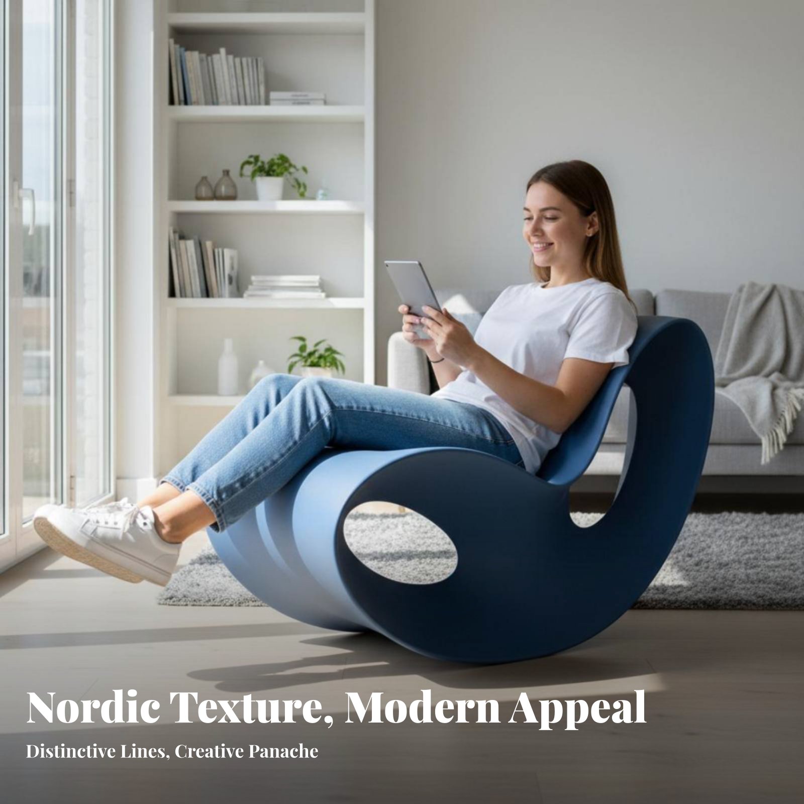 Sled Base Rocking Chair Nordic - Outdoor Furniture Upholstery recensie en prijs
