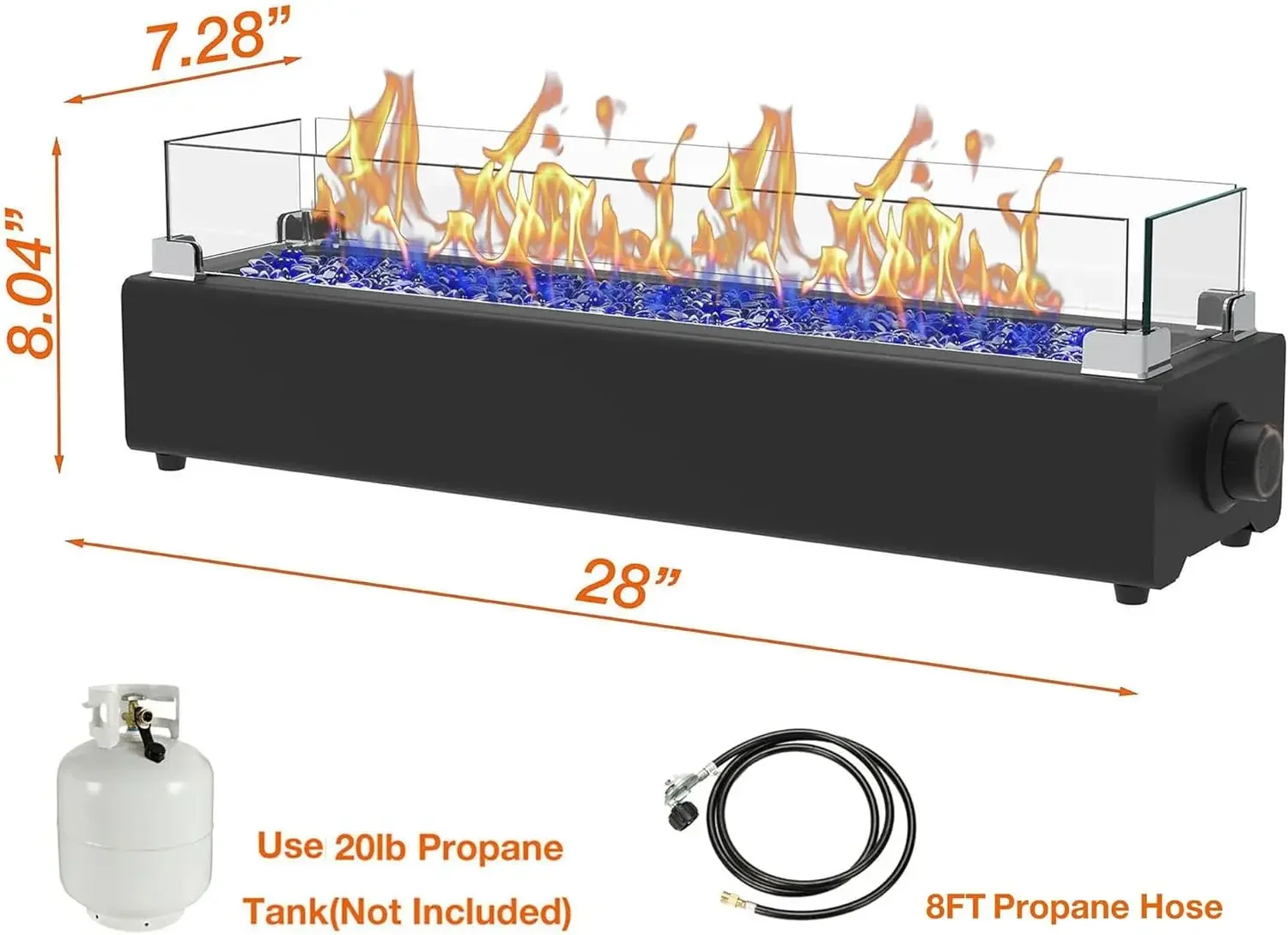 28-inch Table Top Propane Fire - Fire Pit Bowl recensie en prijs