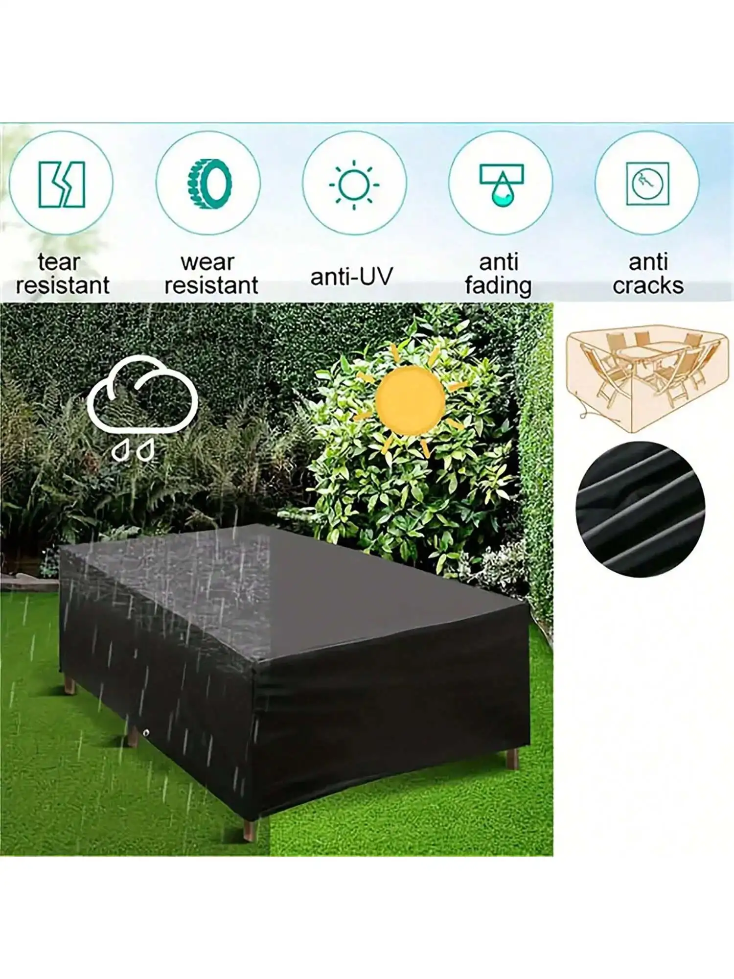 Multi-Size Outdoor Patio Garde - Outdoor Furniture With Covers recensie en prijs