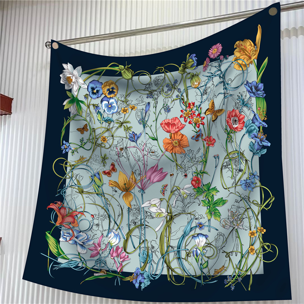 New 90cm Scarf Flower Printing - Outdoor Furniture Decor recensie en prijs