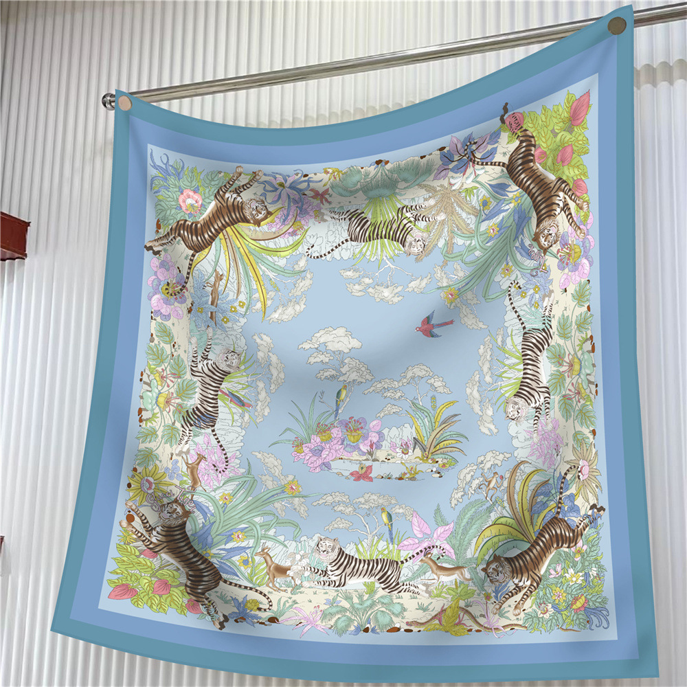 New 90cm Scarf Flower Printing - Outdoor Furniture Decor recensie en prijs