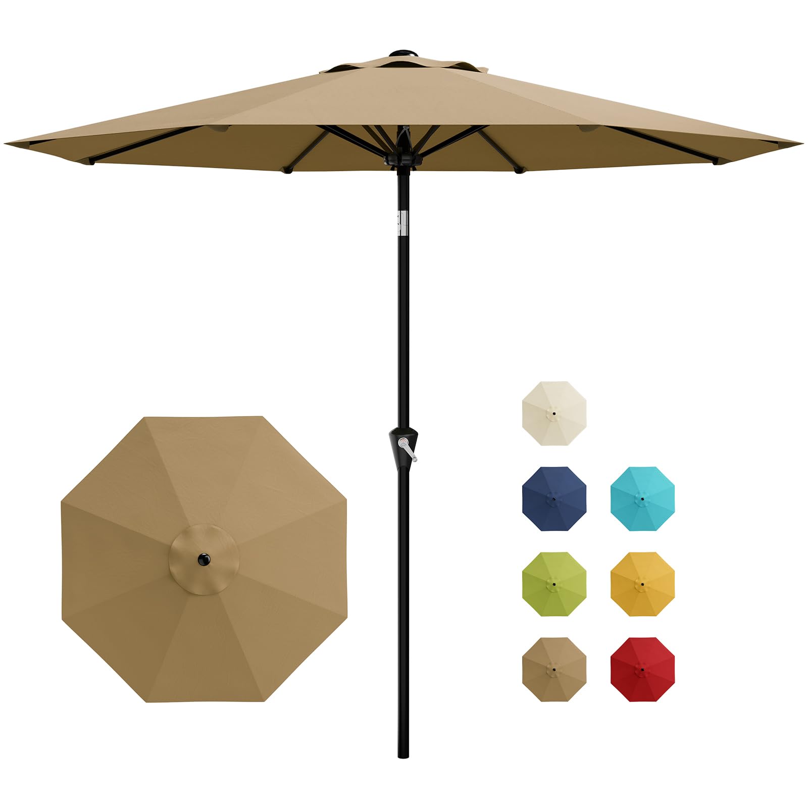 9FT Patio Umbrella - Outdoor T - Outdoor Furniture Umbrella recensie en prijs