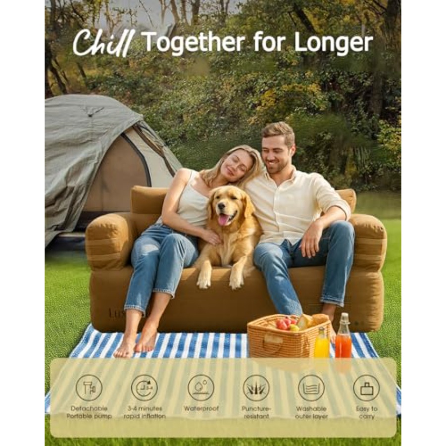 Portable Inflatable Couch for  - Outdoor Furniture Heavy recensie en prijs