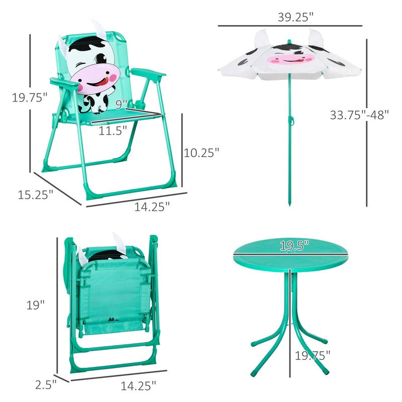 Table and Chair Set, Outdoor F - Outdoor Furniture Umbrella recensie en prijs