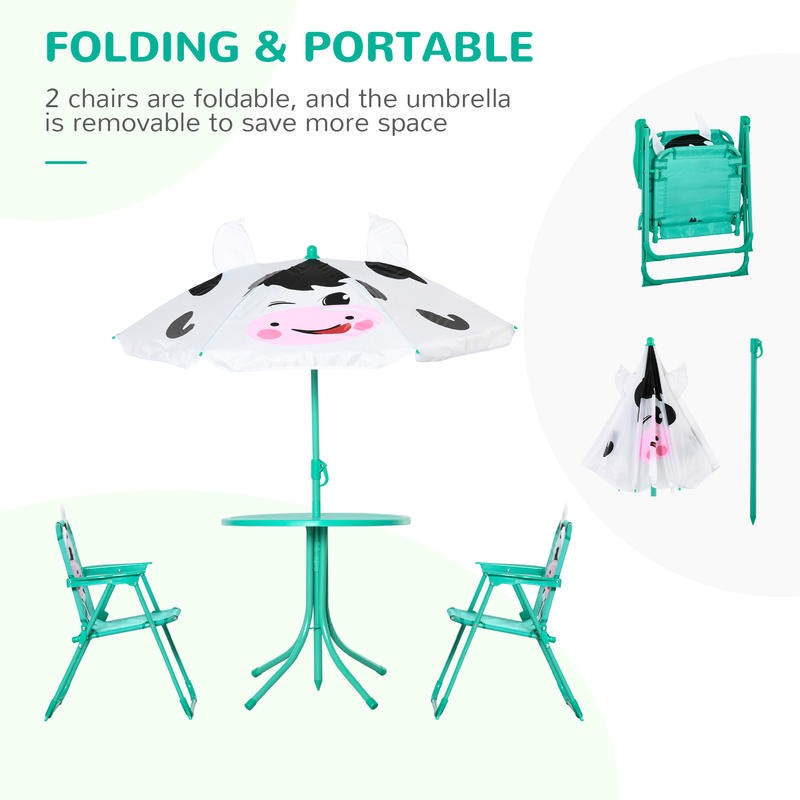 Table and Chair Set, Outdoor F - Outdoor Furniture Umbrella recensie en prijs