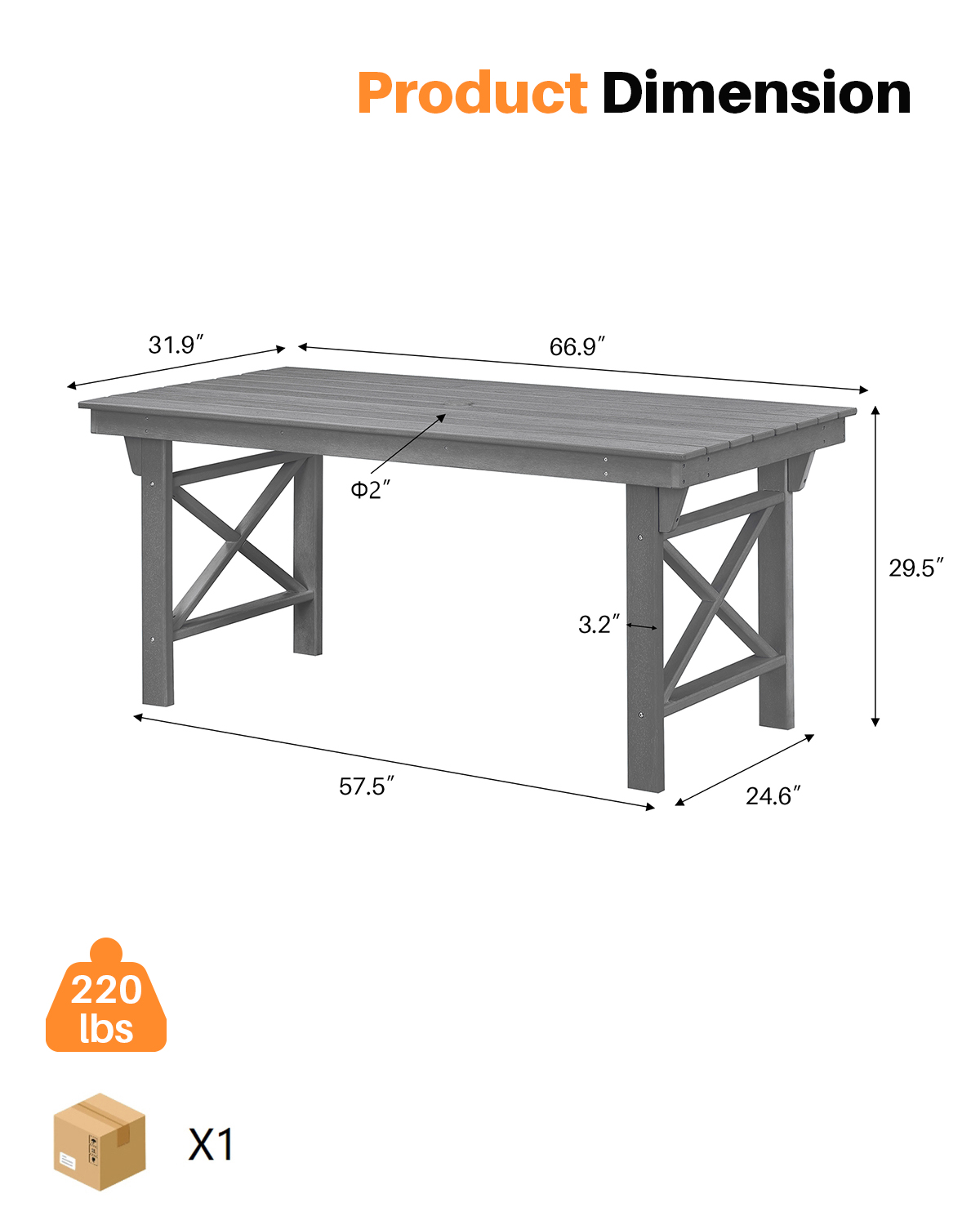 Free US Shipping HDPE Outdoor  - Outdoor Furniture Recycled Plastic recensie en prijs
