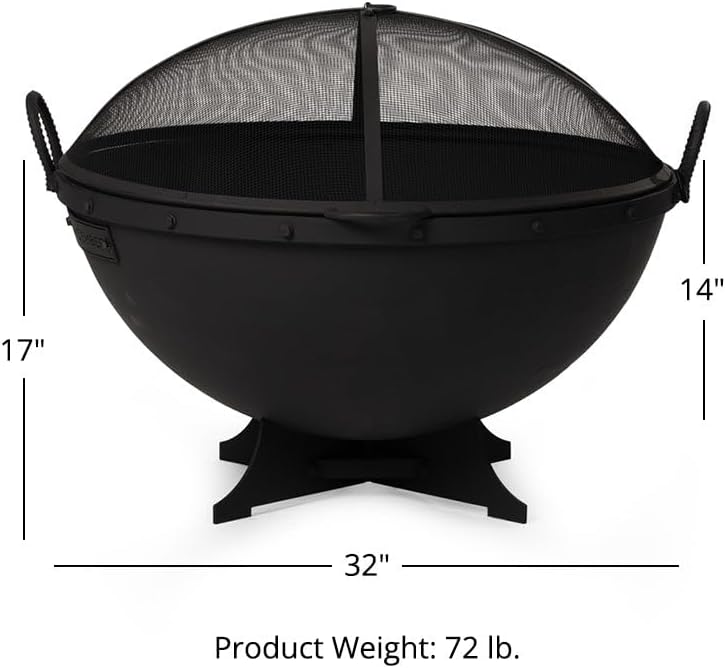 Ash Ember 32in Hemisphere Fire - Fire Pit Bowl recensie en prijs