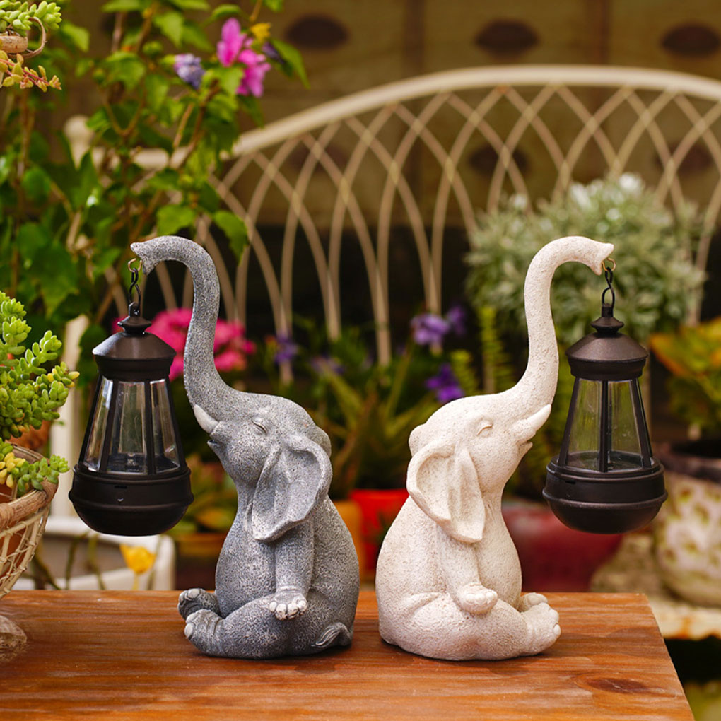 Resin Elephant Statue Ornament - Outdoor Furniture Decor recensie en prijs
