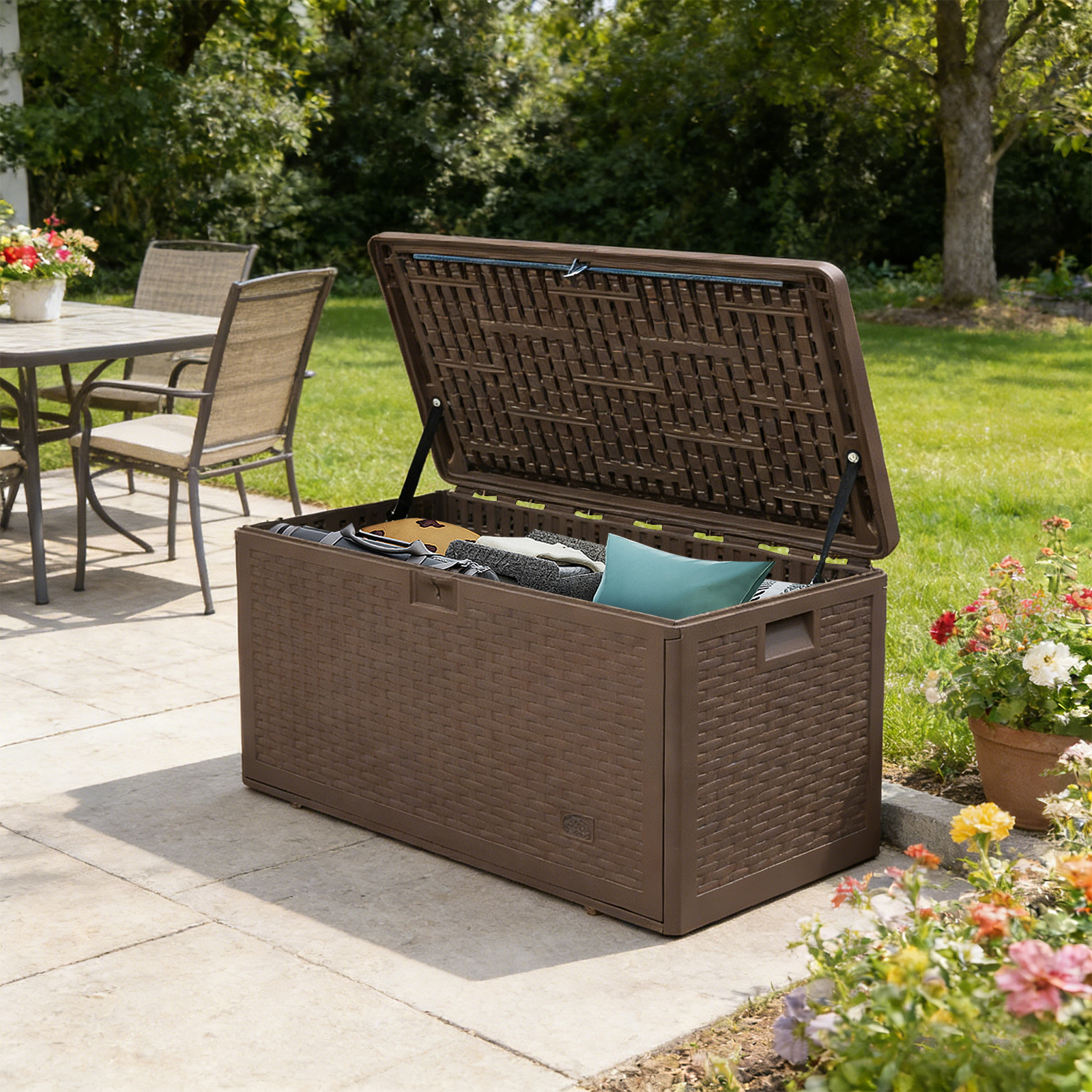 100 Gallon Waterproof Large Re - Outdoor Furniture With Storage For Cushions recensie en prijs