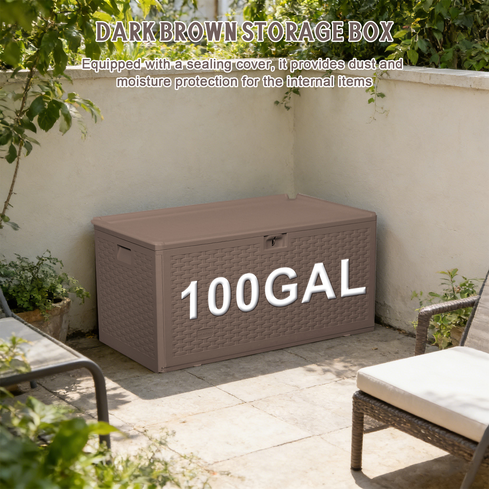 100 Gallon Waterproof Large Re - Outdoor Furniture With Storage For Cushions recensie en prijs
