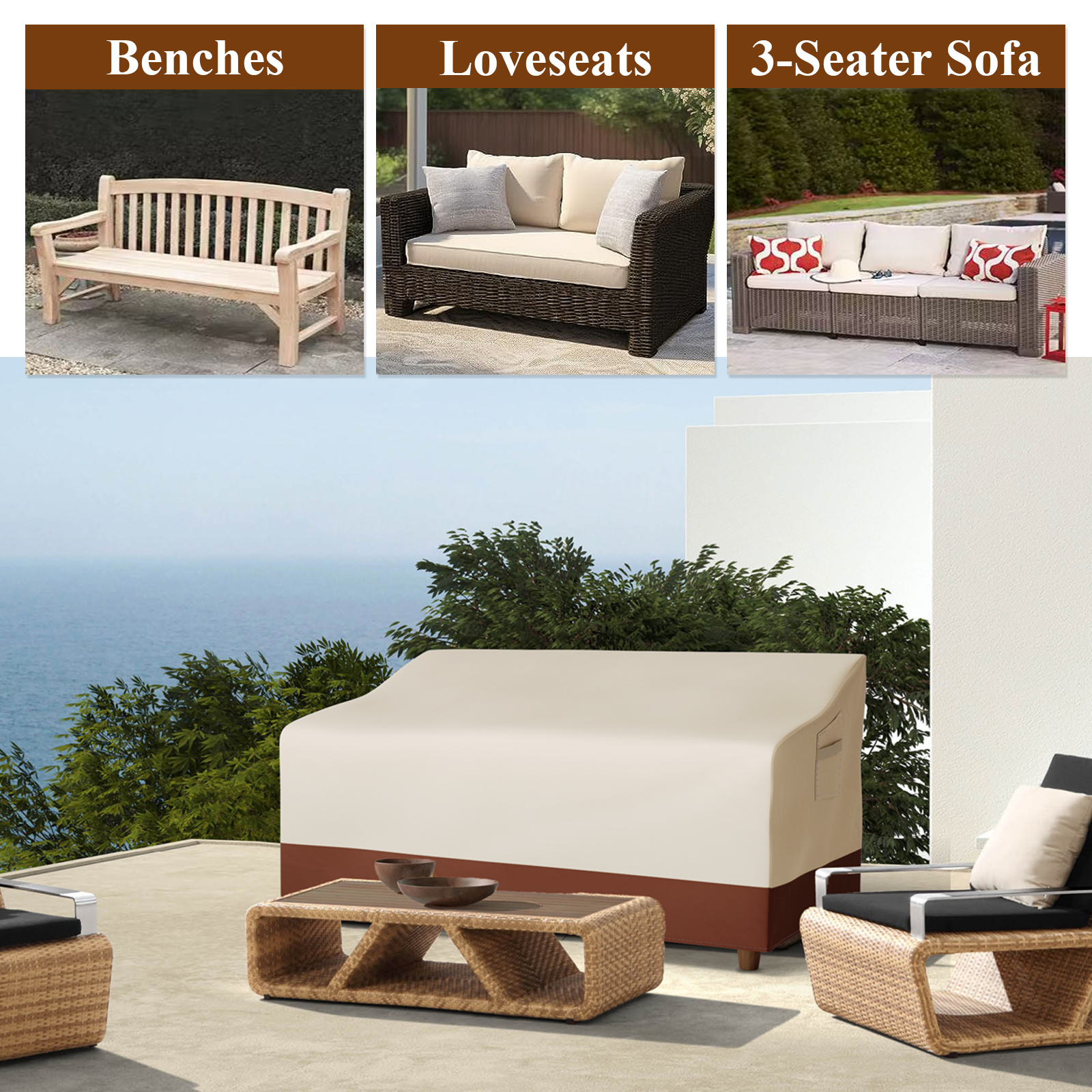 Outdoor Sofa Cover Waterproof  - Outdoor Furniture Fabric Waterproof recensie en prijs