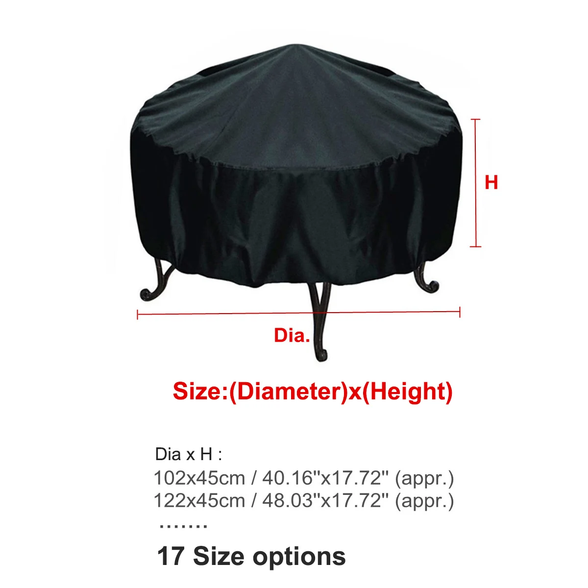 Waterproof Patio Fire Pit Cove - Outdoor Furniture Fabric Waterproof recensie en prijs