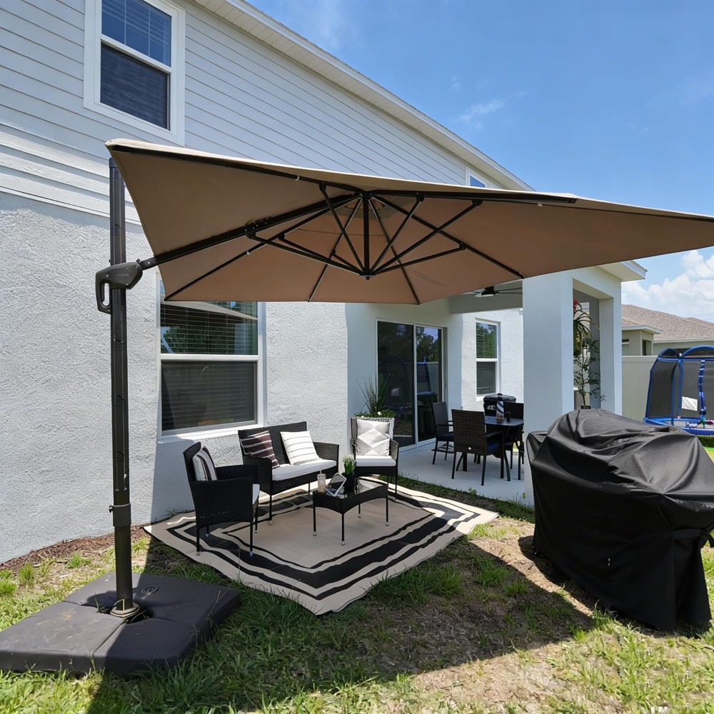 Rectangle Cantilever Patio Umb - Outdoor Furniture Umbrella recensie en prijs